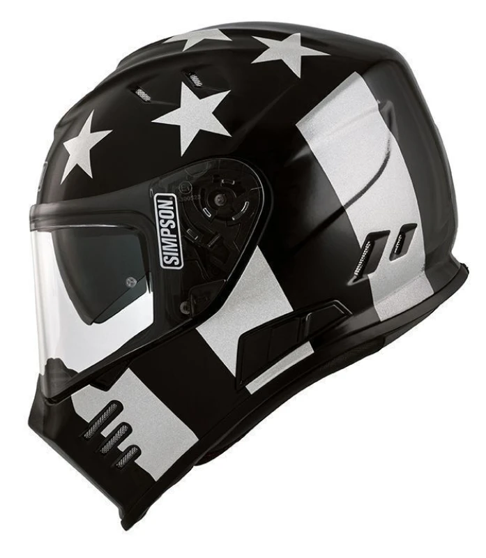 Image of Simpson Venom Stingrae ECE22.06 Full Face Helmet Size XS
