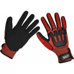 Image of Loops - pair Cut & Impact Resistant Gloves - xl - Hook & Loop Wrist Strap - Washable
