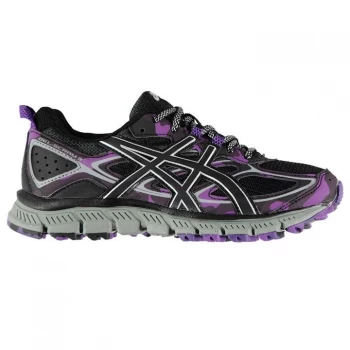Image of Asics Gel Scram 3 Running Shoes Ladies - Dk Grey/Pink