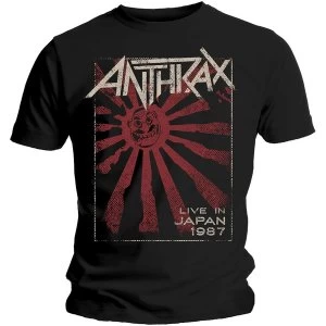 Image of Anthrax - Live in Japan Unisex Medium T-Shirt - Black