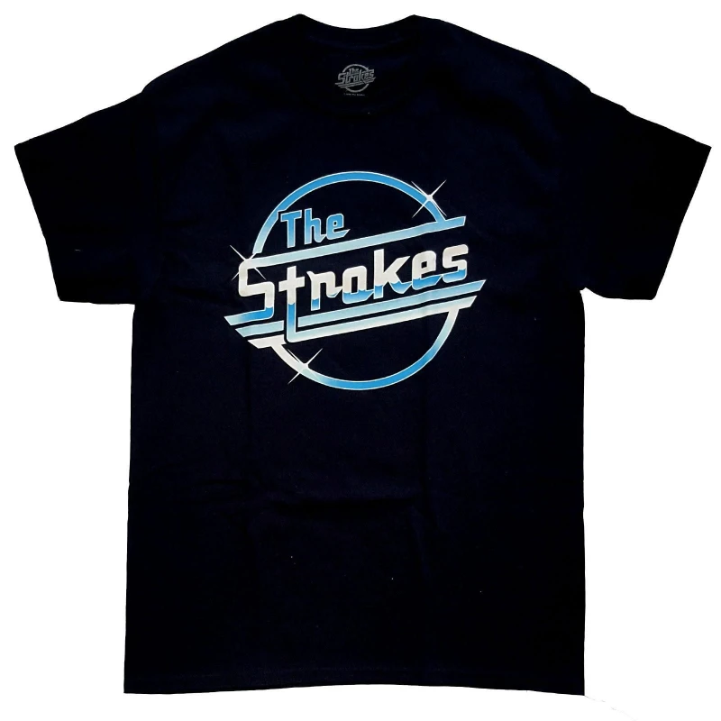Image of The Strokes The Strokes Men OG Magna T-Shirt in Black Size: large Black L Male 5063238545304