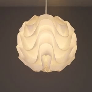 Image of Colours Rosa White Moulded Light shade D300mm