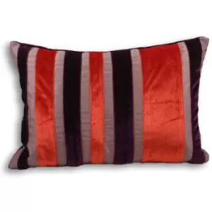 Image of Riva Home Carnival Cushion Cover (35x50cm) (Paprika/Purple) - Paprika/Purple