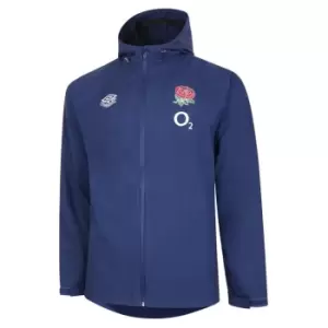 Image of Umbro England Rain Jacket Mens - Blue