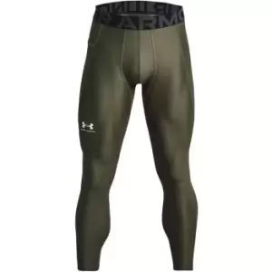 Image of Under Armour HeatGear Core Tights Mens - Green