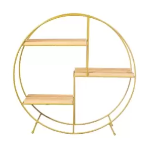 Image of Sass & Belle Antique Gold Round Shelf