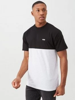 Image of Vans Colourblock T-Shirt - Grey/Black