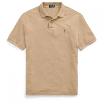 Image of Polo Ralph Lauren Custom Slim Fit Polo - Luxury Tan