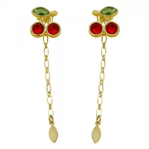 Image of Juicy Couture Cherry Gem Statement Earrings