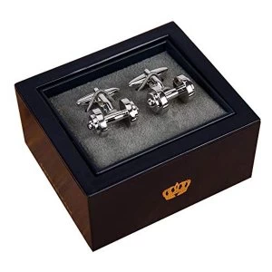 Image of Harvey Makin Cufflinks - Dumbbell