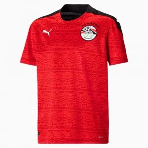 Image of PUMA Egypt Home Replica Youth Jersey, Red/White, size 9-10 Youth, Clothing
