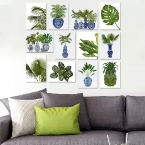 Image of 12MDF06 Multicolor Decorative MDF Painting (12 Pieces)