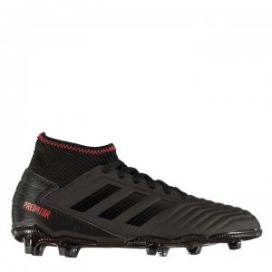Image of adidas Predator 19.3 Childrens FG Football Boots - Black