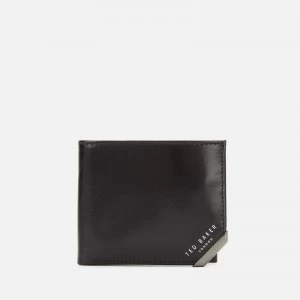 Image of Ted Baker Mens Korning Corner Detail Wallet - Black