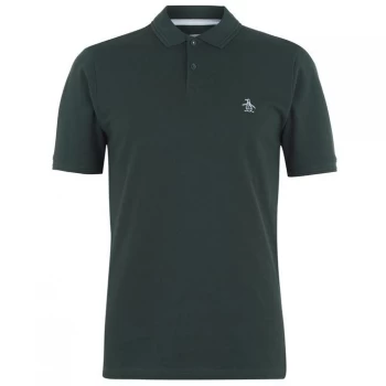 Image of Original Penguin Original Short Sleeve Polo Shirt - Darkest Spruce