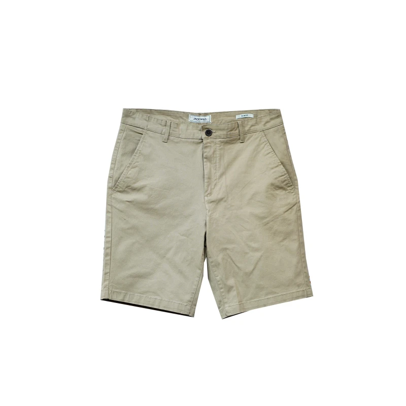 Image of Jack Wills Slim Chino Shorts Mens Taupe male 28W R