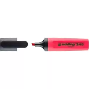 Image of Edding e-345 Blue Highlighter Marker Pen Rounded Tips 2 to 3mm - Blue