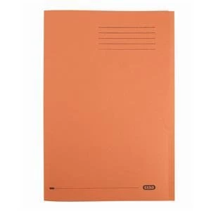 Image of Elba A4 Square Cut Folder Recycled Lightweight 180gsm Orange Pack of 100
