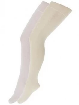 Image of Monsoon Girls 2Pk Bridal Spot Tights - Multi