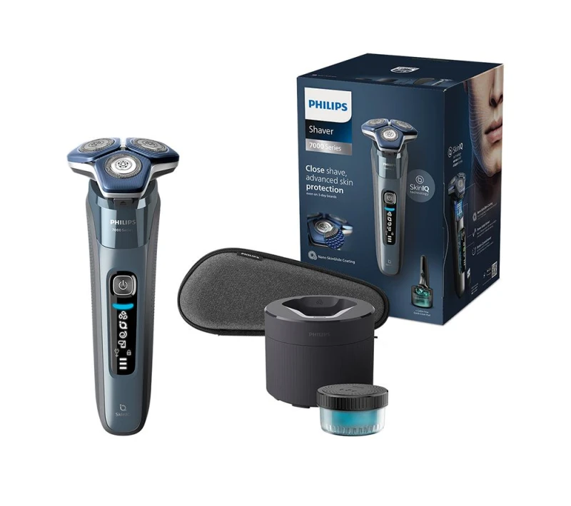 Image of PHILIPS Series 7000 S7882/55 Wet & Dry Rotary Shaver - Ice Blue 8720689007894