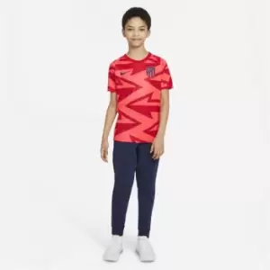 Image of Nike Atletico Madrid Pre Match Shirt 2021 2022 Junior - Red