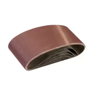 Image of Silverline Sanding Belts 75 x 457mm 5pk 120 Grit 901495