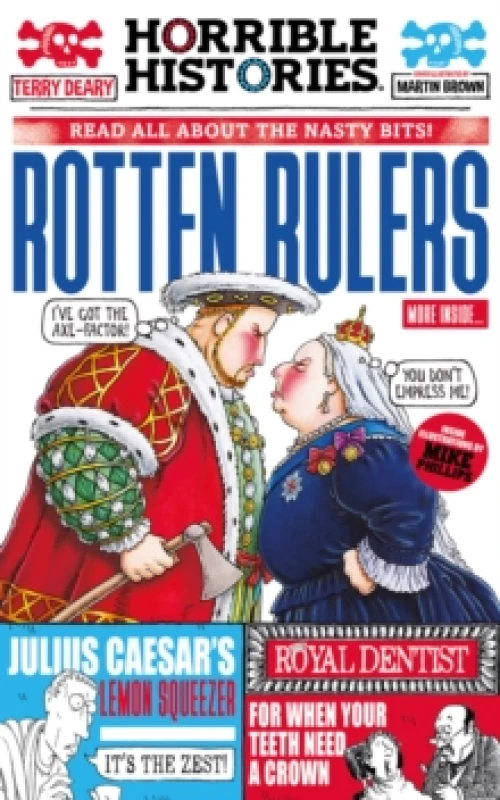Image of Terry Deary Rotten Rulers Book Multi unisex