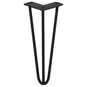 Image of SkiSki 4 X Hairpin Leg - 12 - Black - 3 Prong - 10M