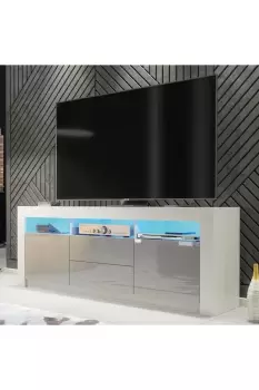 Image of TV Unit 160cm Sideboard Cabinet Cupboard TV Stand