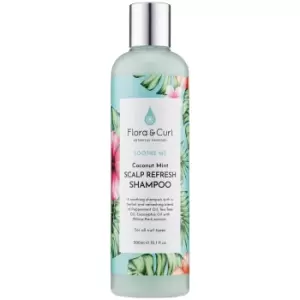 Image of Flora & Curl Coconut Mint Scalp Refresh Shampoo 300ml