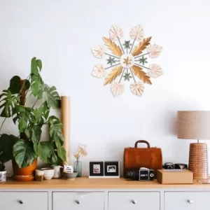 Image of Denouement Multicolor Decorative Metal Wall Accessory