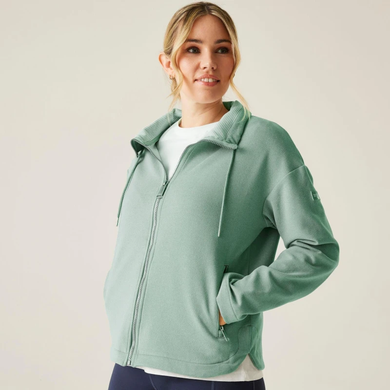 Image of Regatta Ashlynn Fleece Full Zip Fleece Tops 10 Blue 31322302195