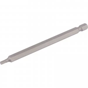 Image of Draper Hex Screwdriver Bit Hex 3mm 100mm Pack of 1