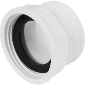 Image of McAlpine BSP Coupling Flush Spigot 1 1/4" in White