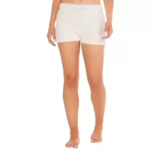Image of Forever Dreaming Womens/Ladies Borg Lounge Shorts (M) (Cream)