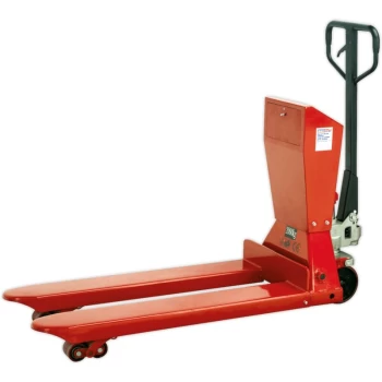 Image of Sealey - PT1150SC Pallet Truck 2500kg 1185 x 555mm with Scales