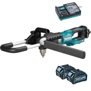 Image of Makita DG001G 40v Max XGT Cordless Brushless Earth Auger 2 x 2.5ah Li-ion Charger No Case