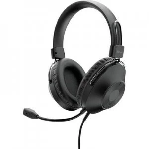 Image of Trust Ozo Headset USB Corded, Stereo Over-the-ear Black
