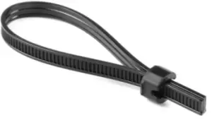 Image of HellermannTyton Black Cable Ties Nylon, 500m x 4.5 mm