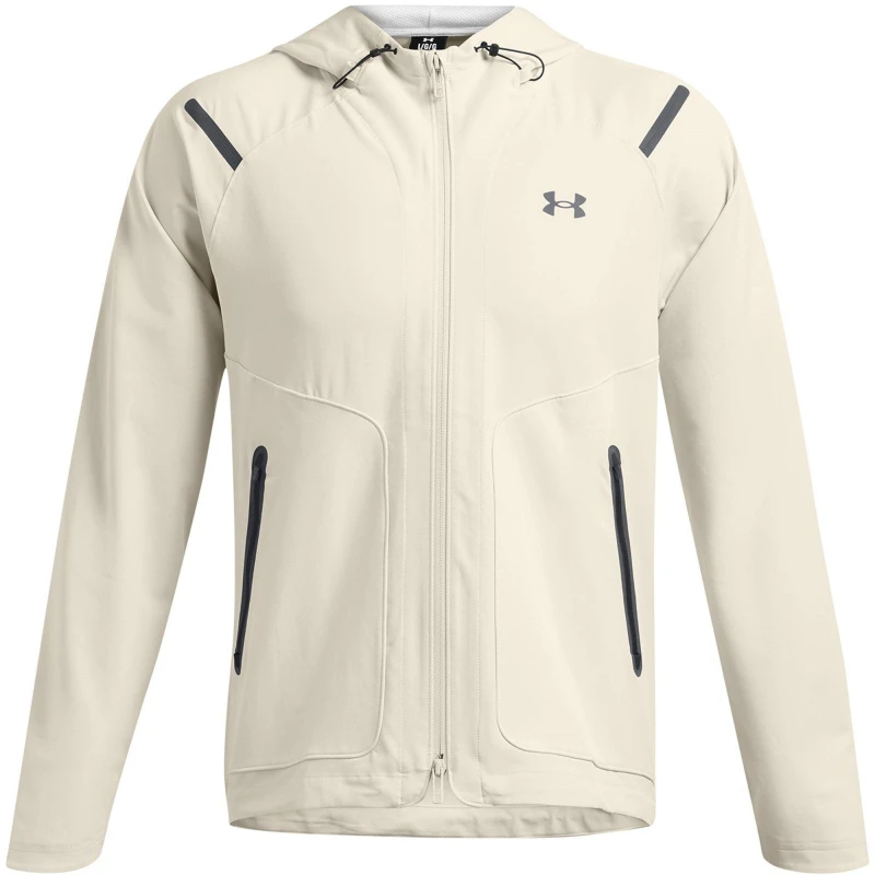 Image of Under Armour Mens Unstoppable Tracksuit Top White male L