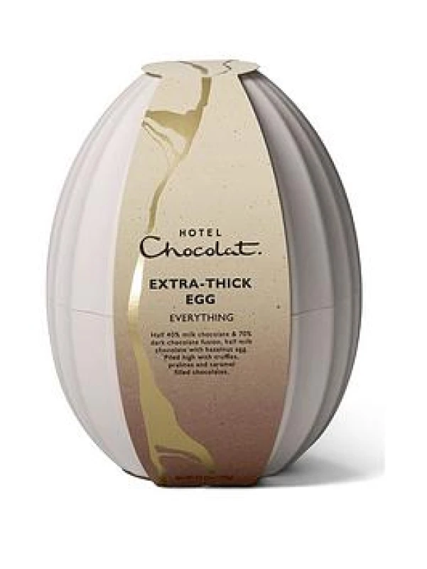 Image of Hotel Chocolat Extra Thick Easter Egg - Everything, 390 per Pack