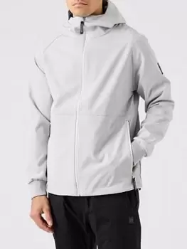 Image of Weekend Offender Stipe Jacket - Light Grey, Light Grey Size M Men