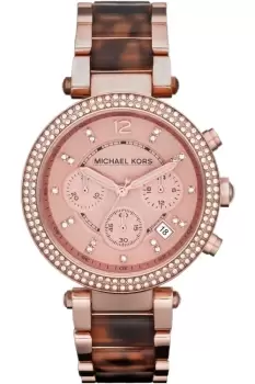 Image of Ladies Michael Kors Parker Chronograph Watch MK5538