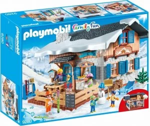 Image of Playmobil 9280 Action Ski Lodge Playset