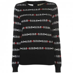 Image of Biba I Love Biba Knitted Jumper Womens - Multi-Coloured