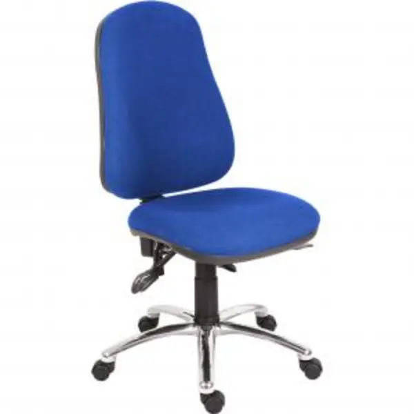 Image of Teknik Office Ergo Comfort Blue Fabric High Back Executive Operator TNK9500BLR500