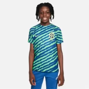 Image of Nike Big Kids Nike Dri-FIT Pre-Match Soccer Top - Blue