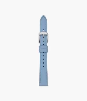 Image of Fossil Women 14mm Blue Leather Strap