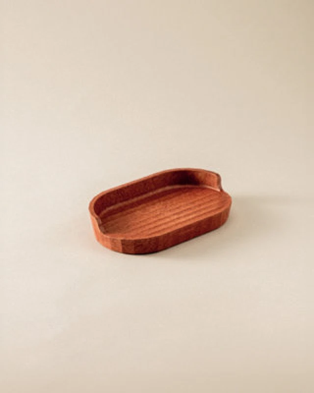 Image of Cosmic Soap Dish, Brown, Recycled Materials, Award-Winning Design, Avenir Collection