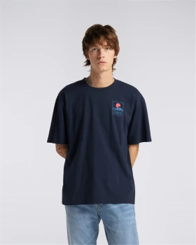 Image of edwin Men Blue Cotone - Cotton